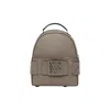 Armani Exchange Beige Polyethylene Backpack In Brown