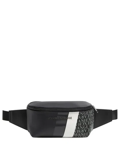 Armani Exchange Belt Bag In Blue