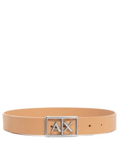 Armani Exchange Belt In Beige