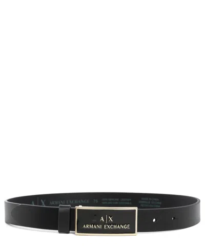 Armani Exchange Belt In Black