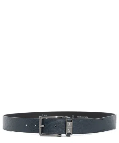 Armani Exchange Belt In Blue