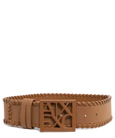 Armani Exchange Belt In Brown