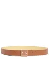 Armani Exchange Belt In Brown