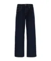 Armani Exchange J16 Straight Fit Jeans In Cotton Indigo Denim In Black