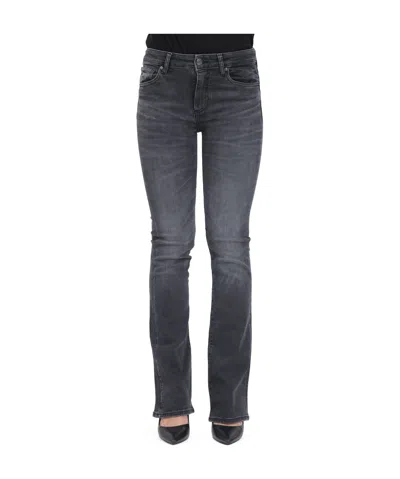 Armani Exchange Belt-loop Jeans In Black