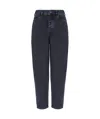 Armani Exchange Belt-loop Jeans In Dark Blue