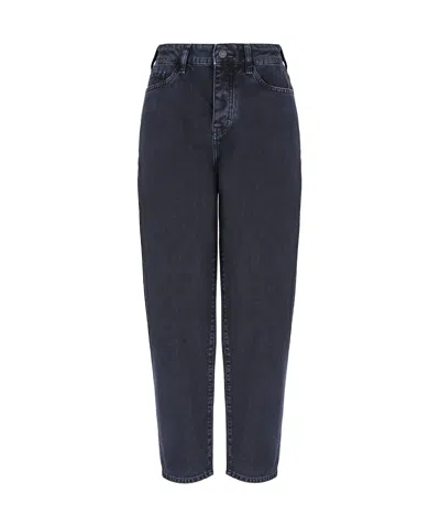Armani Exchange Belt-loop Jeans In Black