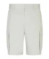 Armani Exchange Belt Loop Shorts In Neutral