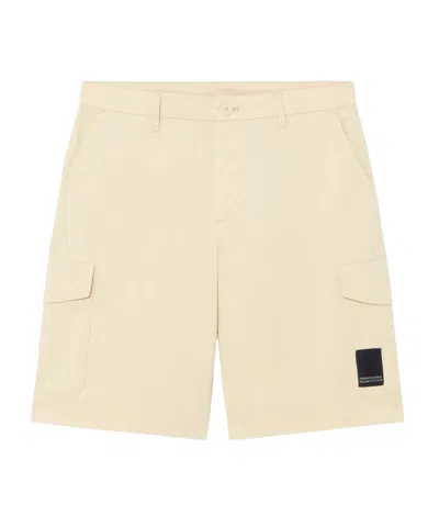Armani Exchange Belt-loop Shorts In Nude