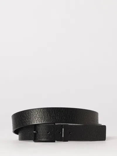 Armani Exchange Belt Men  In Black
