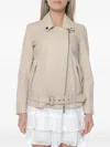 Armani Exchange Belted Jacket In Multi