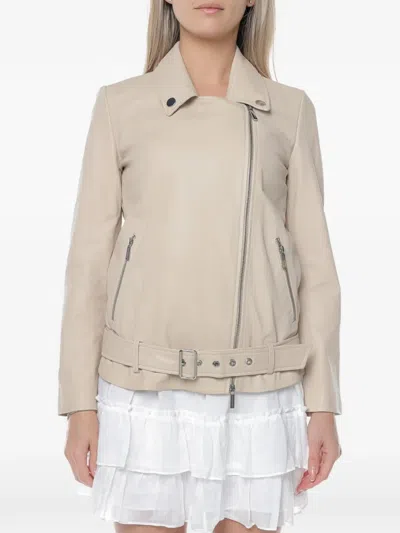 Armani Exchange Belted Jacket In Multi