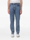 Armani Exchange Belt-loop Jeans In Blue
