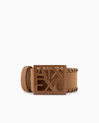 Armani Exchange Belts In Brown
