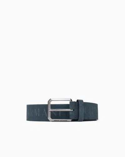 Armani Exchange Belts In Navy_blue