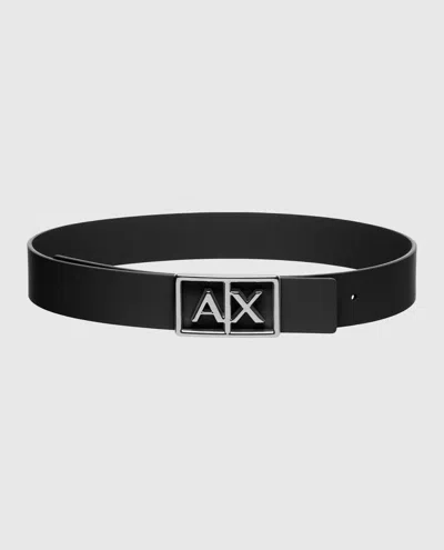 Armani Exchange Belts In Nero Scuri
