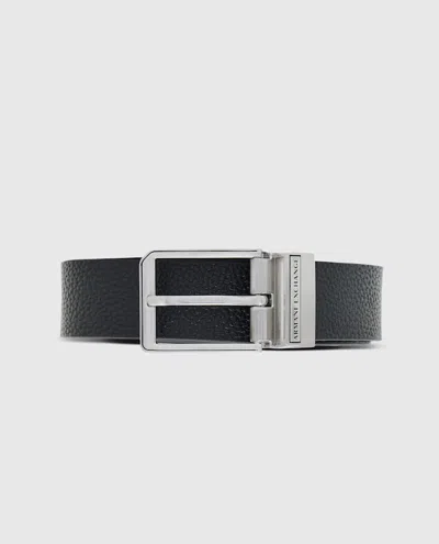 Armani Exchange Belts In Nero Scuri