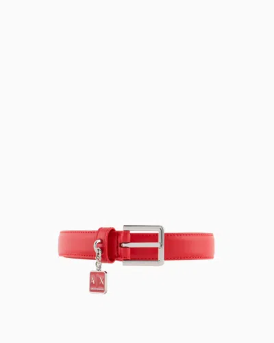 Armani Exchange Belts In Red