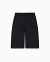 Armani Exchange Bermuda Shorts In Black