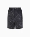 Armani Exchange Bermuda Shorts In Black