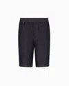 Armani Exchange Bermuda Shorts In Blue