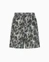 Armani Exchange Bermuda Shorts In Green