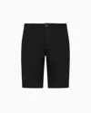 Armani Exchange Chino Shorts Black In Black