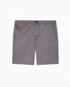 Armani Exchange Bermuda Shorts In Satin Stretch Fabric In Gray