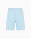 Armani Exchange Bermuda Shorts In Light Blue