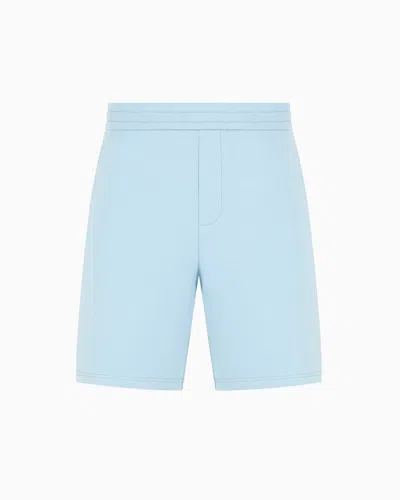 Armani Exchange Bermuda Shorts In Light Blue