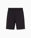 Armani Exchange Bermuda Shorts In Navy Blue