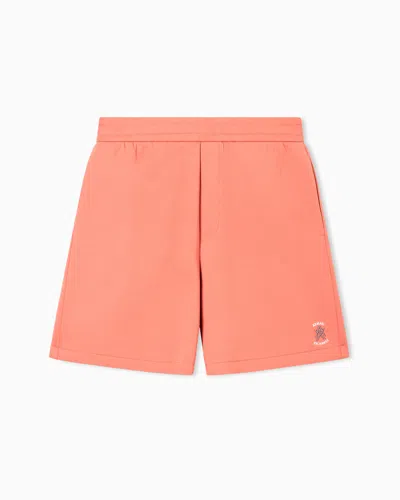 Armani Exchange Bermuda Shorts In Orange