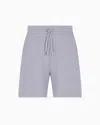 Armani Exchange Bermuda Shorts In Purple