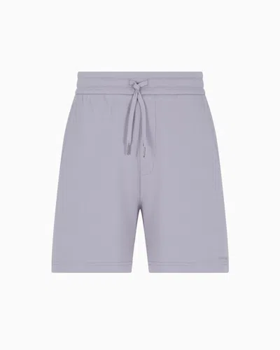 Armani Exchange Bermuda Shorts In Purple