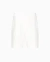 Armani Exchange Bermuda Shorts In White