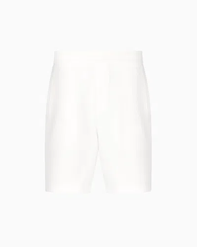 Armani Exchange Bermuda Shorts In White