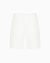 Armani Exchange Bermuda Shorts In White