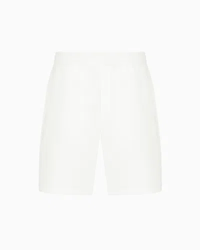 Armani Exchange Bermuda Shorts In White
