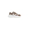Armani Exchange Bicolor Polyester Chunky Sneakers In Multi