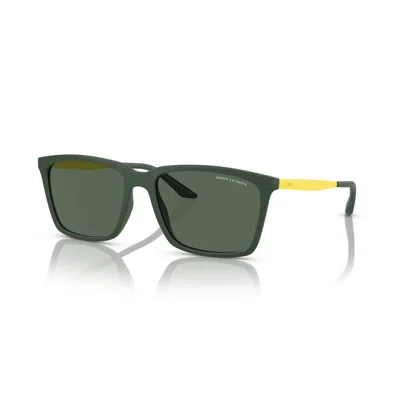 Armani Exchange Bicolor Resin Sunglasses In Gray
