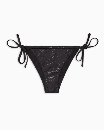 Armani Exchange Bikini Bottoms In Black