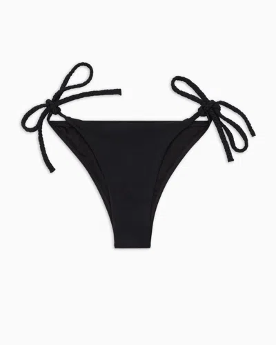 Armani Exchange Bikini Bottoms In Black