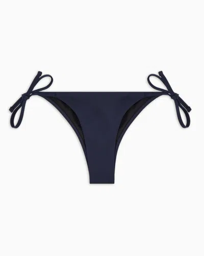 Armani Exchange Bikini Bottoms In Navy Blue