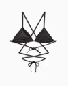 Armani Exchange Bikini Tops In Black
