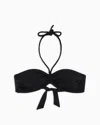 Armani Exchange Bikini Tops In Black