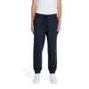 Armani Exchange Jogger Pants In Fabric With Allover Logo Pattern In Black