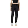 Armani Exchange Black Cotton Joggers Workout Pant In Black
