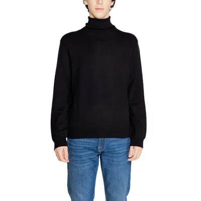 Armani Exchange Black Cotton Men's Sweater
