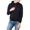 Armani Exchange Drawstring Zipped Hoodie