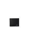 Armani Exchange Black Leather Wallet In Black